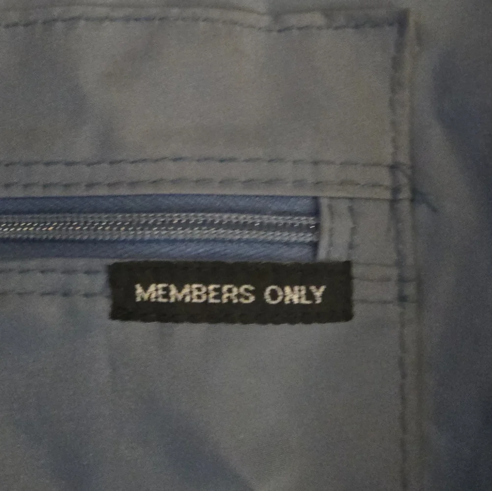 Vintage Members Only Garment Bag Hanging Suit Carryon Black Folding